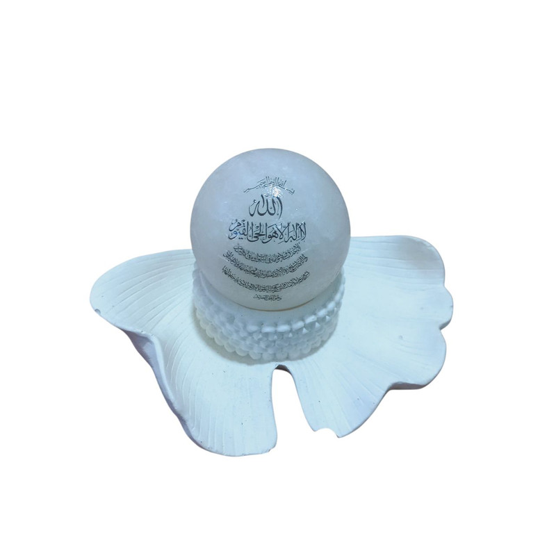 سنگ نمک دکوری مدل گوی و پایه کد B05