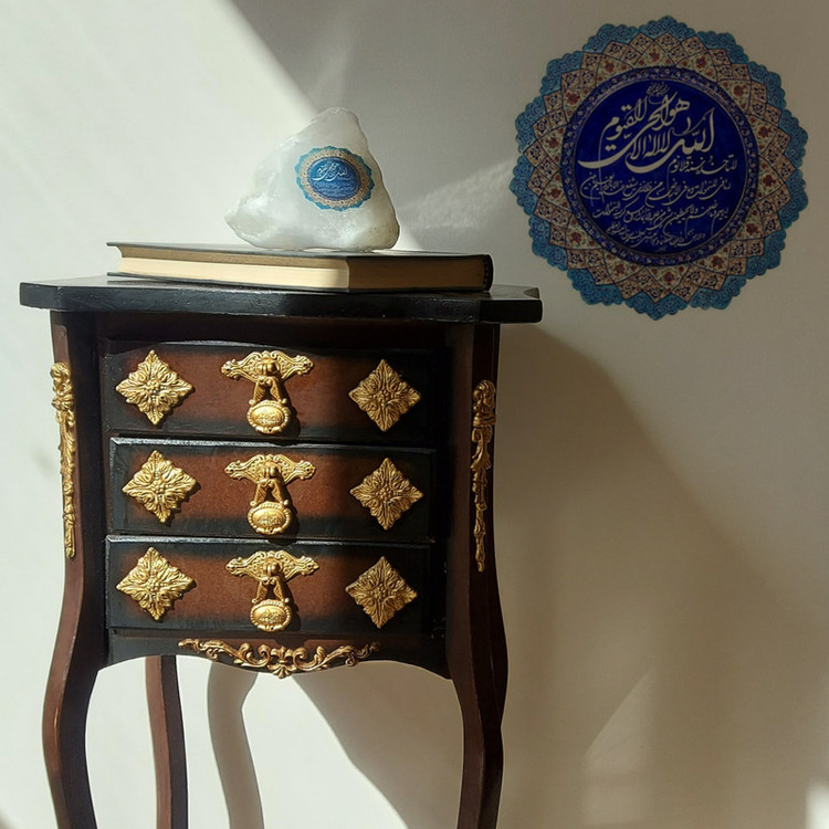 دکوری سنگ نمک مدل آیت الکرسی کد DAK01