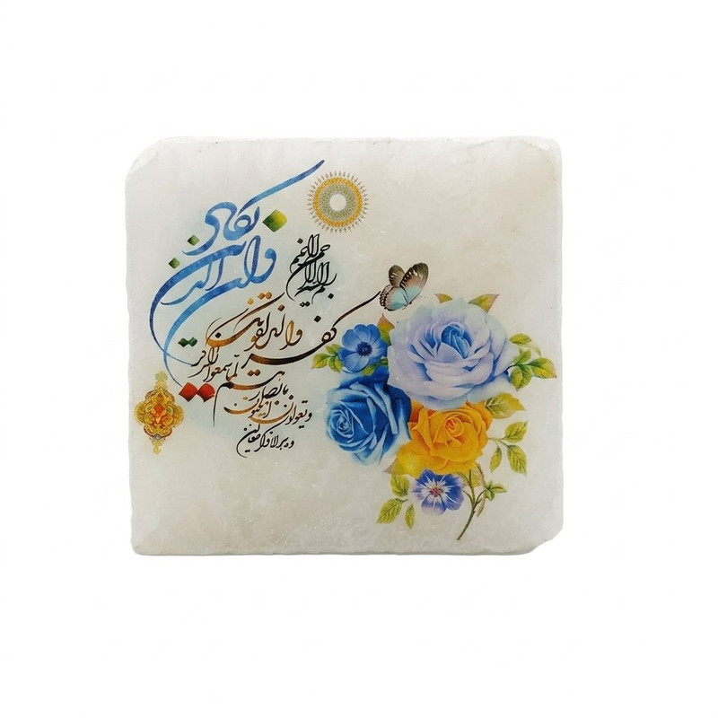 سنگ نمک دکوری مدل مربعی کد ۶۵