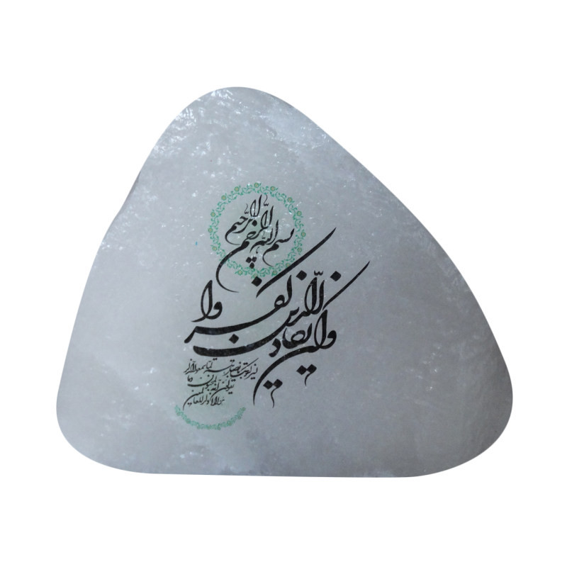 سنگ نمک دکوری طرح تیکه سنگ کد 11
