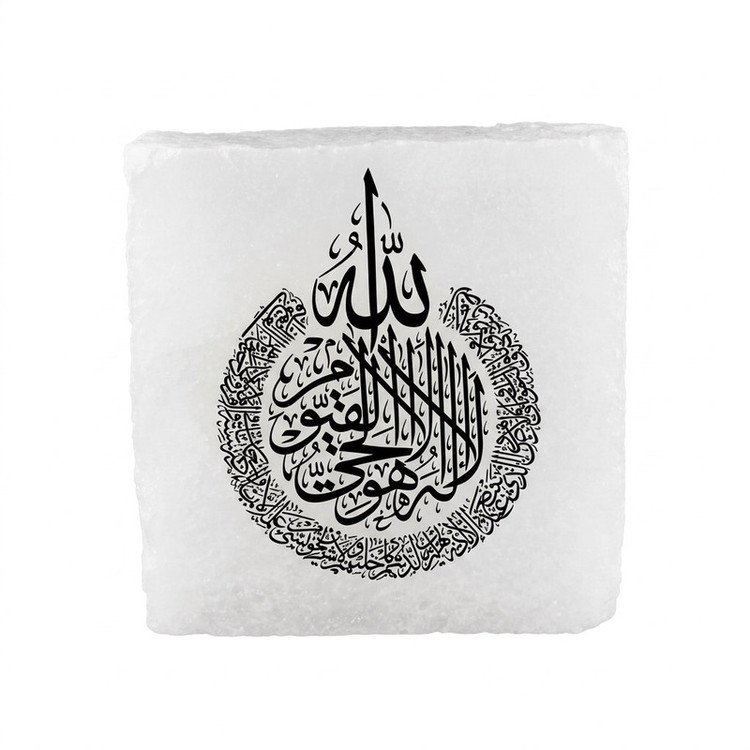 سنگ نمک دکوری مدل مربعی کد ۸۵