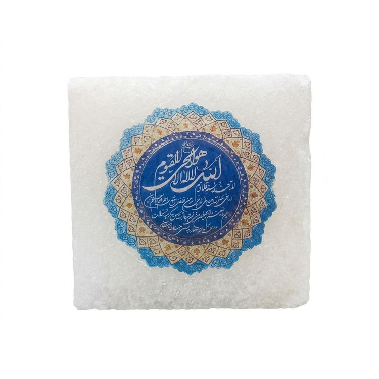 سنگ نمک دکوری مدل مربعی کد ۸۴