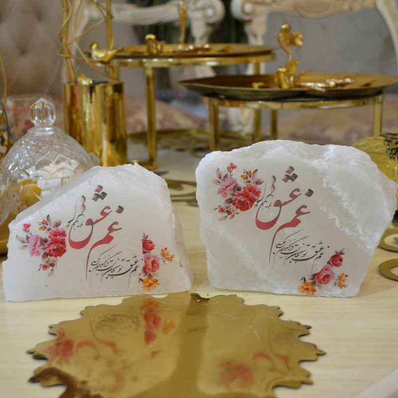 سنگ نمک دکوری مدل عشق تو