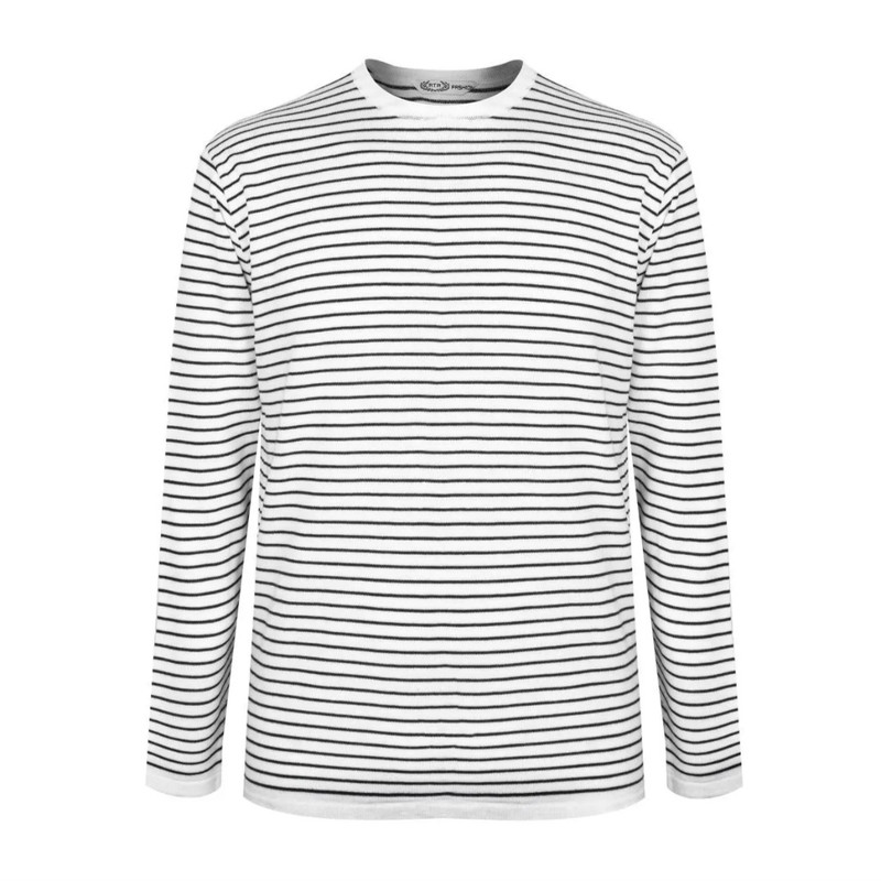 پلیور مردانه مدل یقه گرد راه ریز