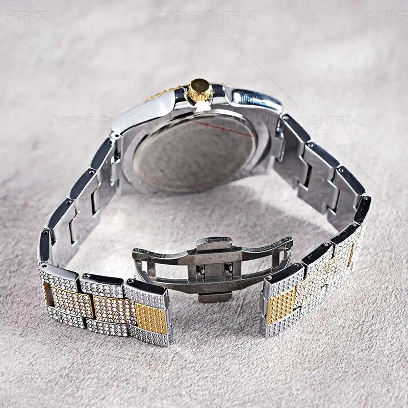 ساعت مچی عقربه ای مدل فول نگین استون کد Av-Ro-3