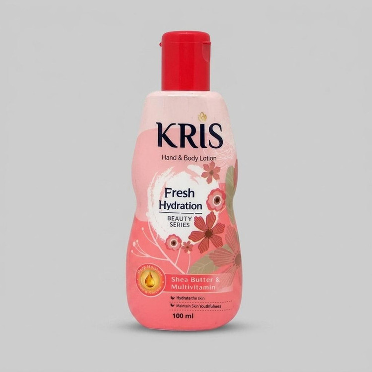 لوسیون بدن کرمی کریس مدل Fresh مناسب برای انواع پوست، مرطوبکننده و ضد خشکی، حجم 100 میلیلیتر