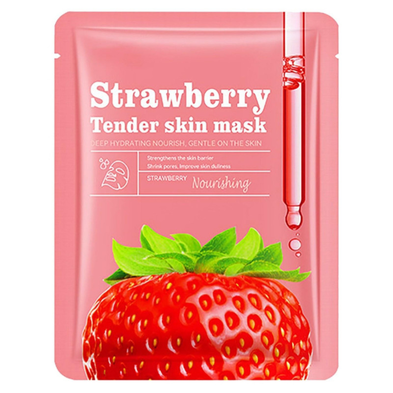 ماسک صورت مدل strawberry وزن 25 گرم