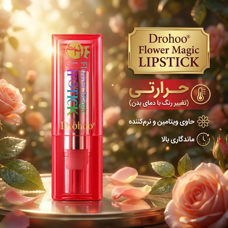 رژ لب جامد دکتر هو مدل Magic شماره 01