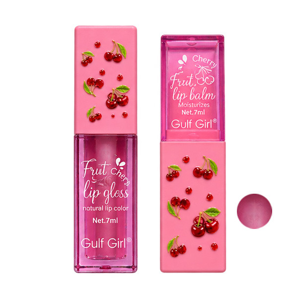 بالم لب گلف گرل مدل Cherry به همراه رژ لب مایع