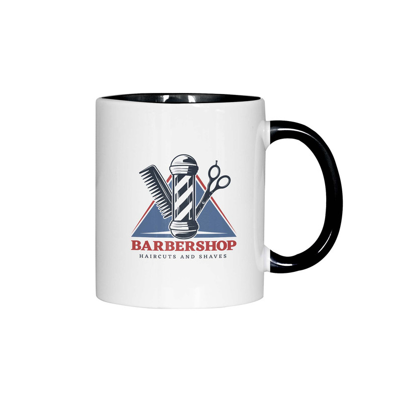 ماگ ژالینو طرح Barber Shop کد 001
