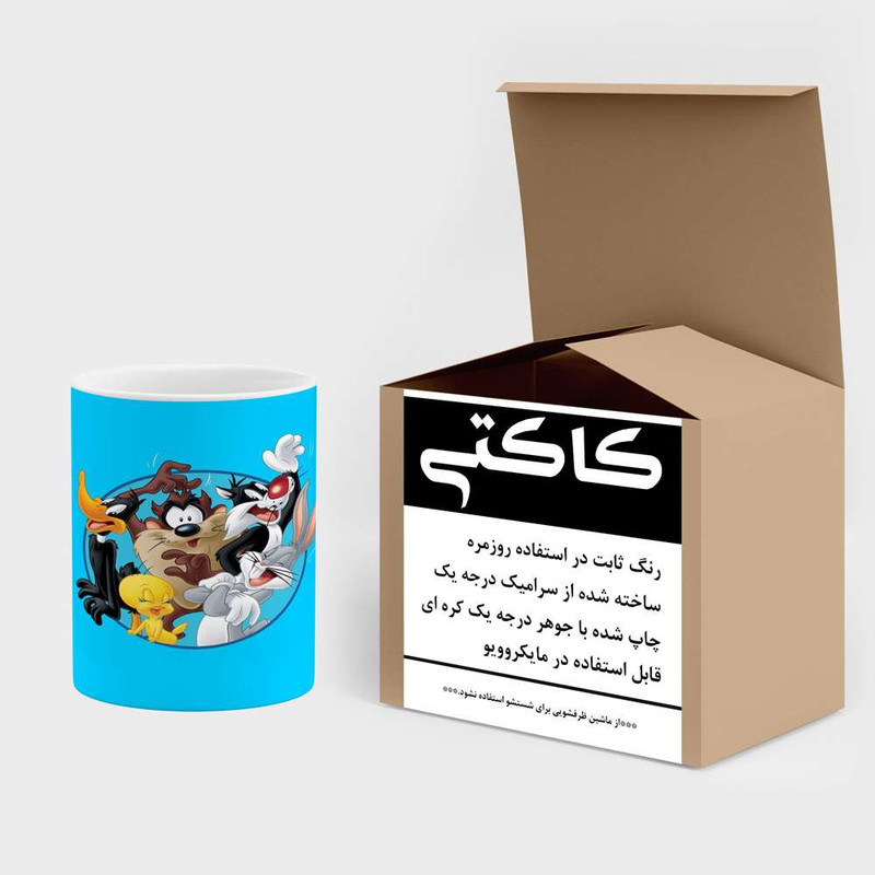 ماگ کاکتی مدل کارتون Looney Tunes کد mgh22710