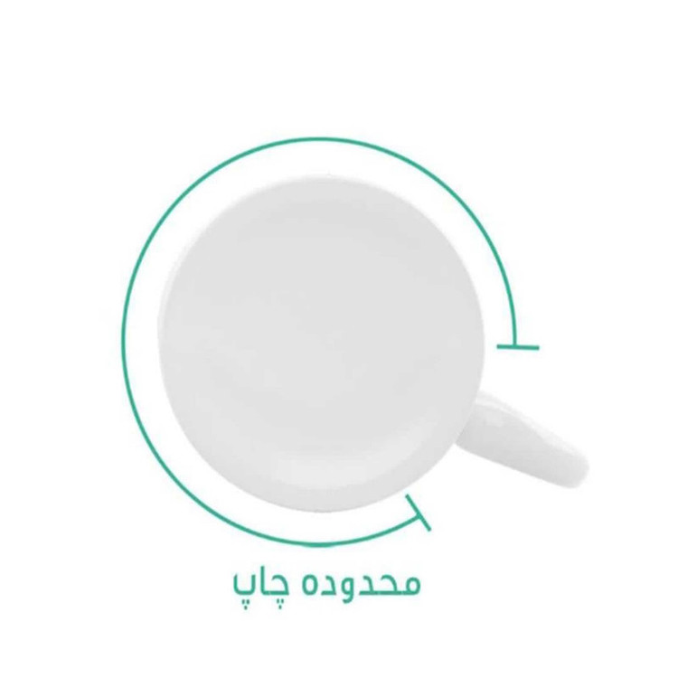 ماگ پادآفرین مدل لیوان شخصی طرح پسرانه اسم آین آقا کد p4645