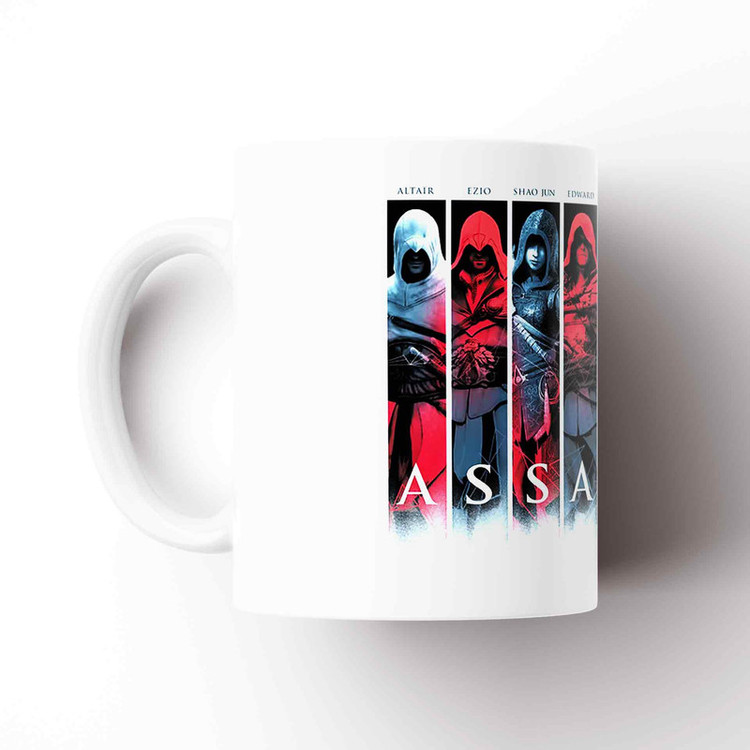 ماگ طرح اساسینز کرید مدل assassins creed MU 001