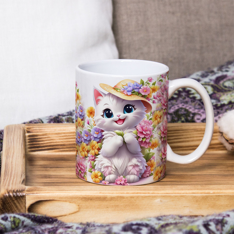 ماگ زیگورات مدل گربه ناز کد 3325