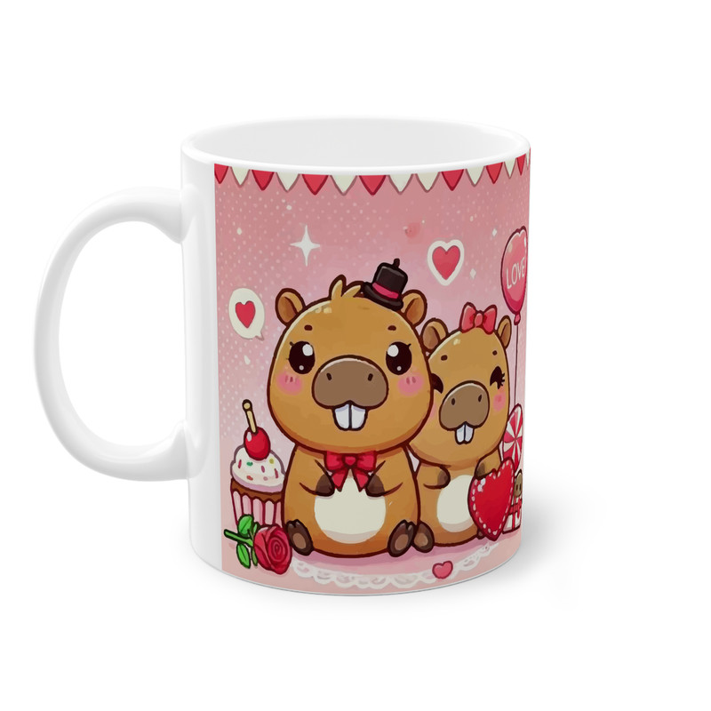 ماگ پادآفرین مدل کارتون کاپی بارا capybara کد 045