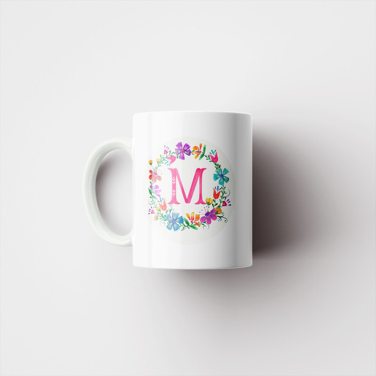 ماگ پاد آفرین مدل حروف انگلیسی ام M کد 01