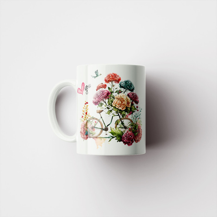 ماگ طرح دوچرخه کد 344