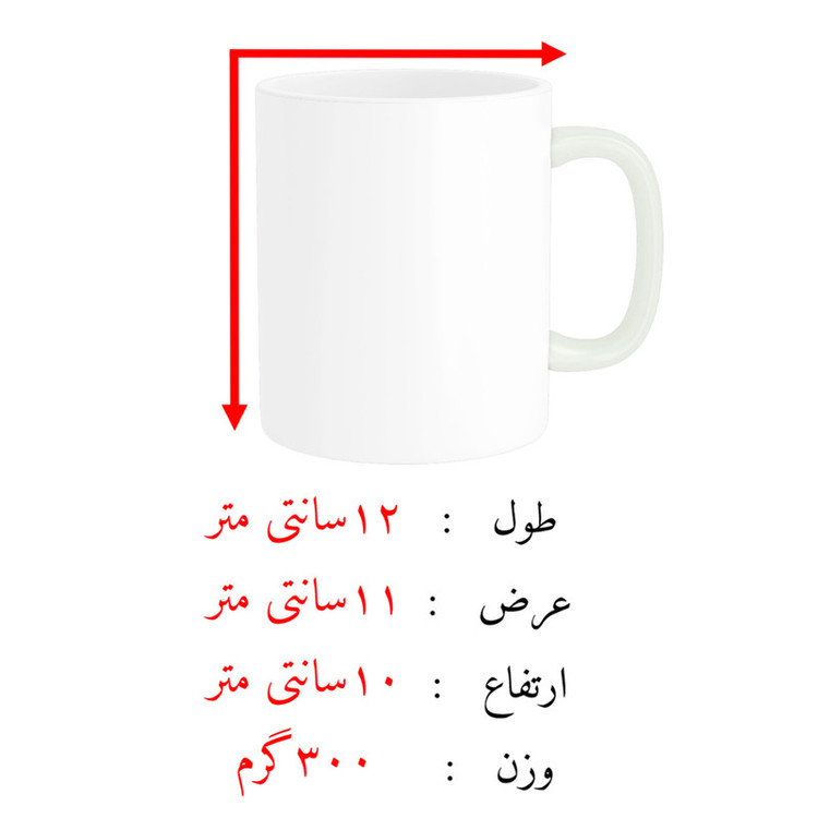 ماگ پاد آفرین مدل لیوان شخصی طرح کادو دخترانه اسم پانیسا کد p10564