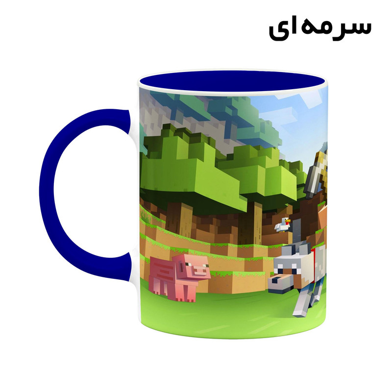 ماگ کاکتی طرح ماینکرافت minecraft مدل mgh41409