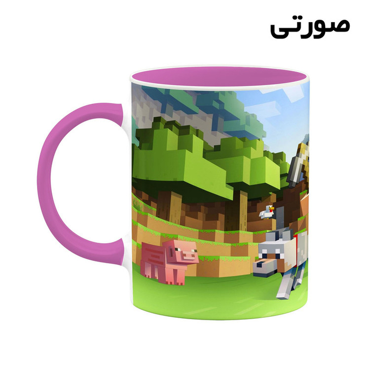 ماگ کاکتی طرح ماینکرافت minecraft مدل mgh41409