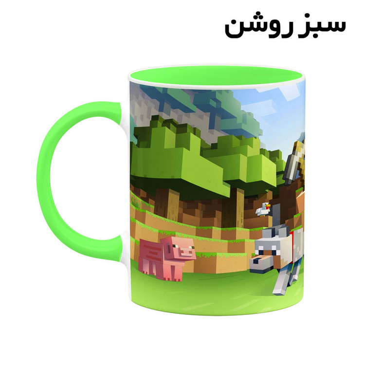 ماگ کاکتی طرح ماینکرافت minecraft مدل mgh41409