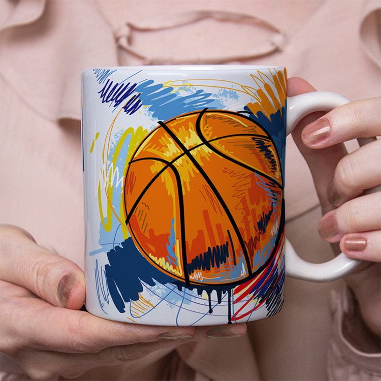 ماگ مدل بسکتبال طرح basketball