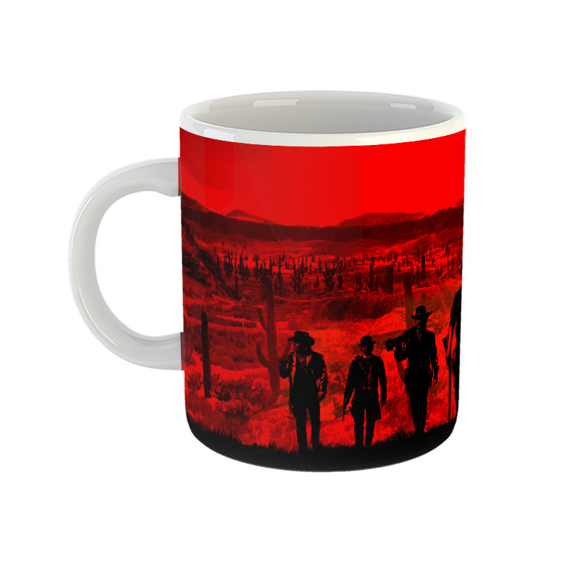 ماگ مدل red dead redemption طرح رد دد