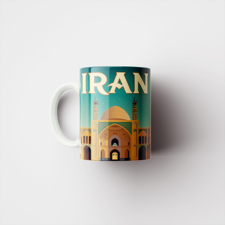 ماگ پاد آفرین طرح مسجد جامع کاشان ایران مدل وینتیج کد 437