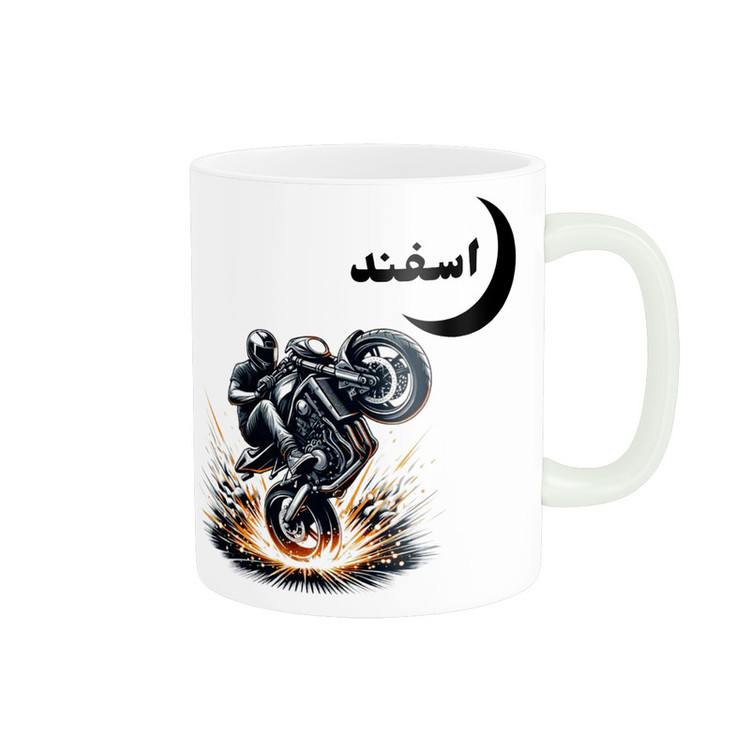 ماگ پاد آفرین مدل موتور خفن طرح متولد ماه اسفند کادو تولد کد p11408