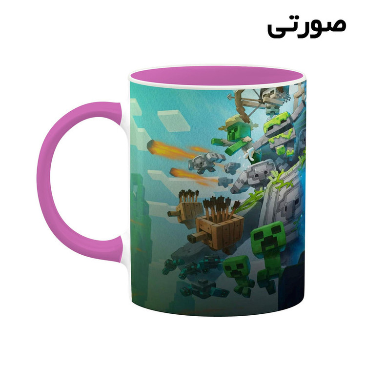 ماگ کاکتی طرح ماینکرافت minecraft مدل mgh41425