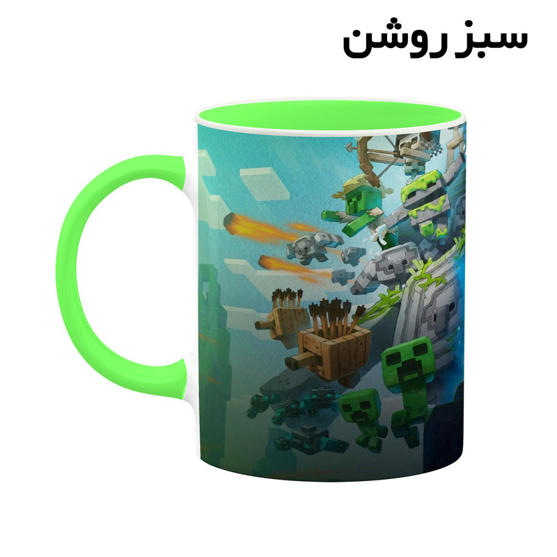 ماگ کاکتی طرح ماینکرافت minecraft مدل mgh41425