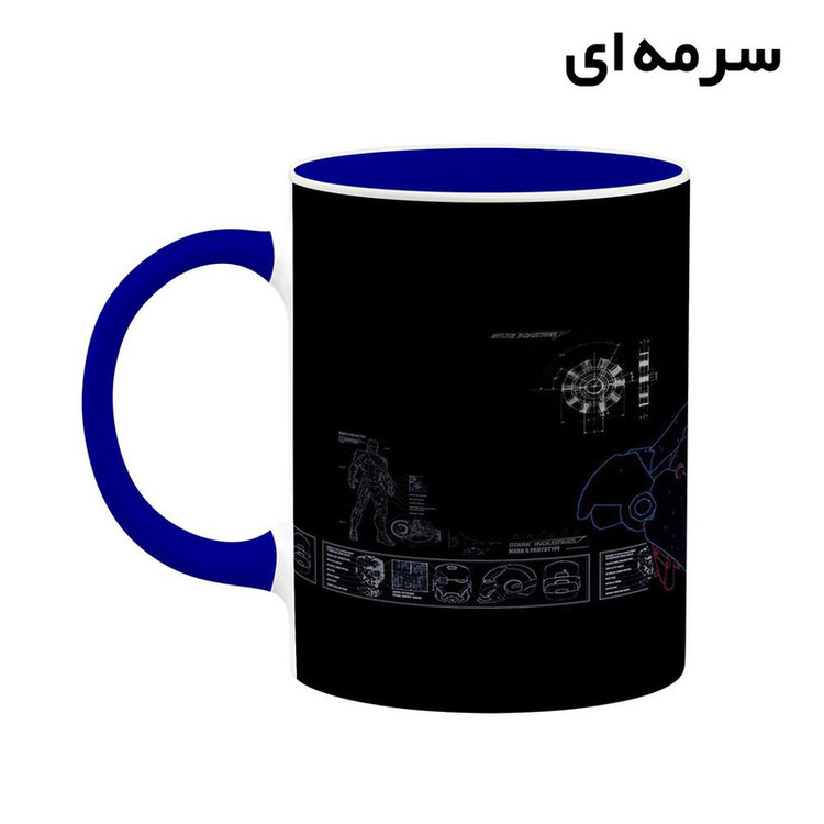 ماگ کاکتی مدل مرد آهنی Iron Man کد mgh39132
