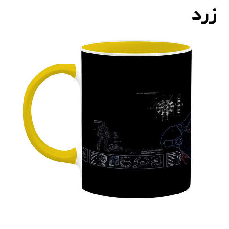 ماگ کاکتی مدل مرد آهنی Iron Man کد mgh39132