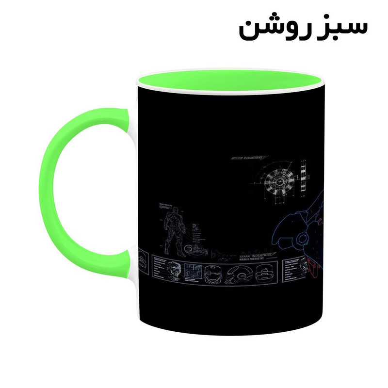 ماگ کاکتی مدل مرد آهنی Iron Man کد mgh39132