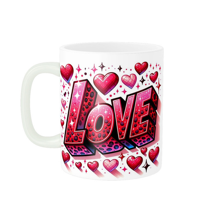 ماگ پاد آفرین طرح LOVE کد 1146