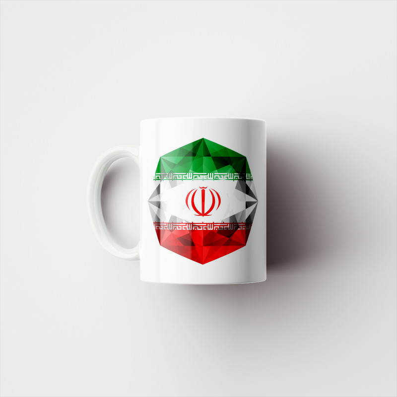 ماگ پاد آفرین مدل پرچم ایران کد 1356