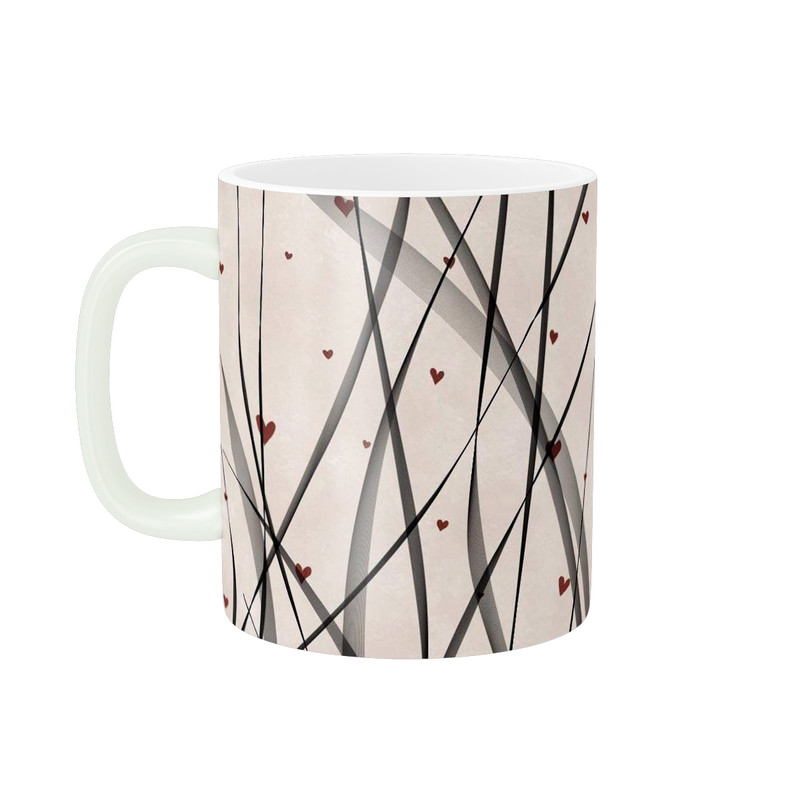 ماگ پاد آفرین طرح قلب کد 5724